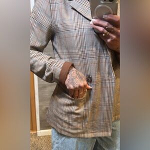 NWT Mystree Plaid Blazer